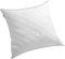 SONGMICS HOME Kopfkissen, beidseitig verwendbar, 80 x 80 cm, Kissen, kühlender, weicher Bezug, 1200 g Füllung, Winter, Sommer, maschinenwaschbar, wolkenweiß TBP022W01