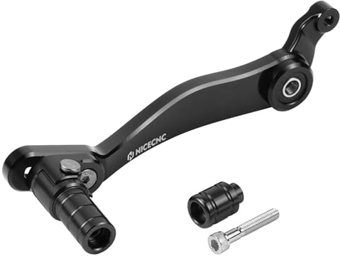 NICECNC Leva del cambio regolabile estesa compatibile con Husqvarna Norden 901 2022-2024, nero, vedi montaggio