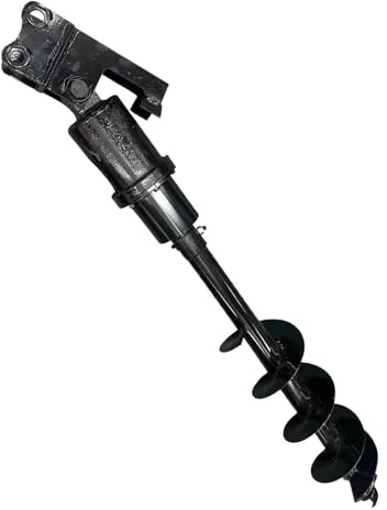 SALALIS Foreuse à Tarière pour Pelle Creusant Efficacement des Trous pour les Travaux Agricoles, Foret en Acier au Manganèse de 20 Cm pour le Sol, la Boue, L'argile et le Sable