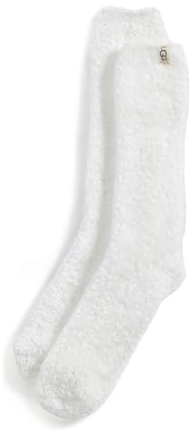 UGG Women's Leda Cozy Sock Socks, White, O/S