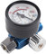 Druckluftregler Manometer, 1/4 Zoll Luftdruckregler Manometer für Spritzlackierpistole, einstellbarer Bereich 0-10BAR Druckregler mit Manometer (0-150PSI)