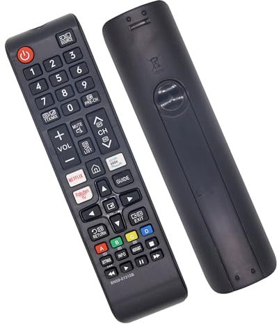 Riry BN59-01315B Replacement Remote Control for Samsung Smart TV with Netflix/Prime Video/Rakuten Button - Compatible with Samsung Original QLED SUHD UHD HDR Smart TV