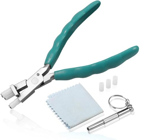 LEONTOOL 6 Inches Optical Trident Pliers Adjusting Eyeglasses Leg