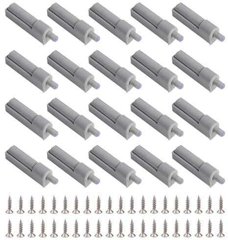 20 Stück Softclose Nachrüsten Möbeltürdämpfer Schranktür Dämpfer Push to Open Türöffner Soft close Türdämpfer Schrank Türdämpfer Gegen Knallende Türen für KüchenschrankTürdämpfer