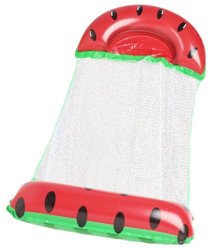 Sjöflottar för Vuxna Andningsbar Mesh-Lounger | Rolig fruktformad pool lounger flotte för Utomhusbruk, Sjö, Flod, Campingplats, Bakgård, Sommarfest, Simning, Solning och