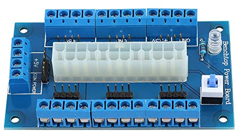 Eboxer 24/20 Pines ATX Placa de Alimentación Adaptador de Fuente de Alimentación Compatible con 20/20 + 4/24 Cabezales de Pines para PC
