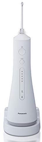 Panasonic Professional Cordless Water Flosser for Dental, Bridge and Orthodontic Care, Portable Oral Irrigator with Ultrasonic Cleaning – EW1511W (White)