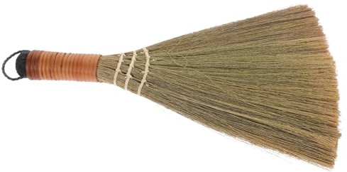 Warmhm Scopa Manuale per Scrivania Piccola Scopa da Tavolo Spazzola Morbida per Pulizia della Polvere Reutilizzabile