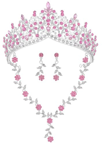 Kamirola Princess Tiaras and Crowns for Women Wedding Tiaras Jewelry sets