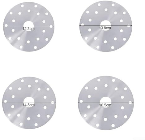 Disco adattatore a induzione in acciaio inossidabile per pentole standard Piastra guida termica Disco di conduzione del calore per superfici di cottura a induzione (14,8 cm)