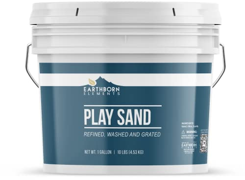 Earthborn Elements Play Sand (1 Gallon), Building & Molding, Indoor & Outdoor (160 Ounce)