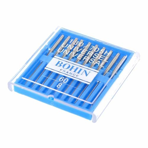 Bohin Machine Aiguilles, Argent, Taille Unique, Set de 10 Pièces