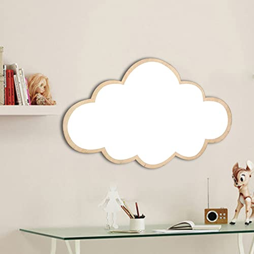 BORDSTRACT Espejo de Nube Infantil, Acrílico Seguro para Niños, para Decoración del Hogar, Medidas 38 x 25 cm