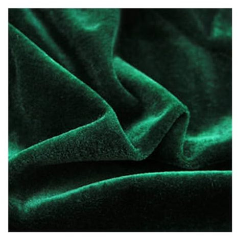 QSCTYG Tischröcke Dicker Samt-Bankett-Tischrock, Hochzeitshintergrund for Tischdecke, Tischdecke, Event, Party, Bühne, Tisch-Rock-Dekoration 91 (Color : Deep Green, Size : H30xL300CM)