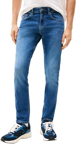 Tommy Jeans Hombre Pantalón Vaquero Scanton Slim Stretch, Azul (Denim Medium), 36W/30L