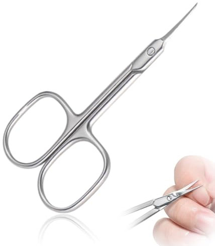 Forbicine per Cuticole Professionale in Acciaio InossidabileForbici per cuticole in acciaio temprato