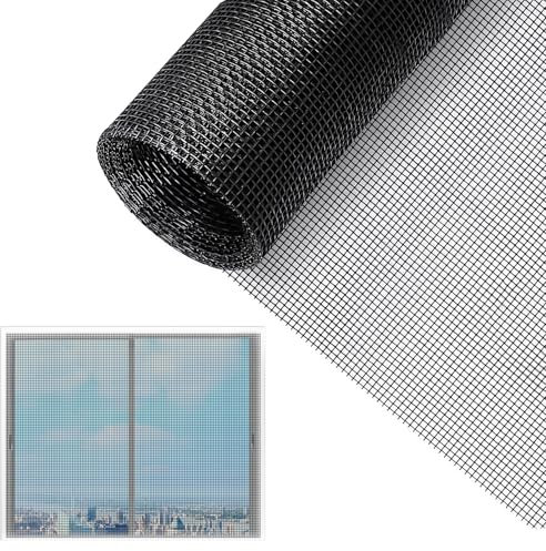 Moustiquaire Fenêtre 252x122cm Découpable Moustiquaire Fibre de Verre Maille Ultra Fine Rouleau Moustiquaire Moustiquaire Anti-Insectes Moustiquaire au Metre moustiquaire pour fenêtre et Portes