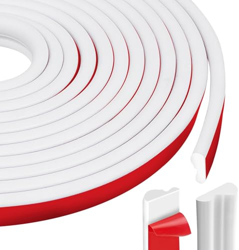 Modanatura Adesiva per Parete Flessibile Modanature per Pareti 3D Decorative 23mmx6m Pannelli Modanature Adesive Muro Bianca per Decorazione Domestica Guida di Sedie Armadi e Cornici Specchio