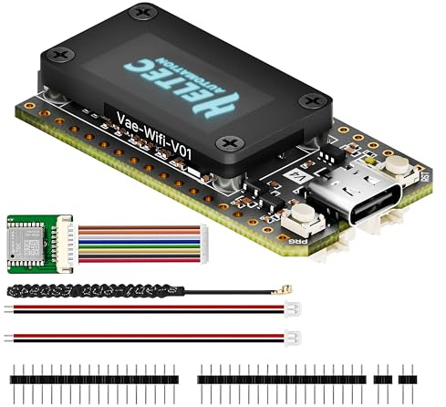 Heltec ESP32 LoRa 32 V4 utvecklingskort med OLED-skärm och L76 GNSS GPS-modul 27 dBm hög effekt ESP32 S3 SX1262 chip för Meshtastic WiFi IoT-enheter Arduino smart hem trådlös kommunikation