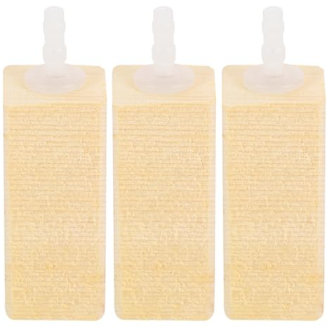 TOYZFRIENDY Bulleur pour Aquarium en Bois Diffuseur à Air Aquarium Petit Format Sortie de Bulles Uniforme Pack de 3 Pièces
