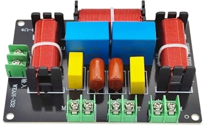 Yoeruers -332 200W 3 Way Crossover 2 Midrange 1 Treble Frequency Divider Audio Speaker Crossover KTV Crossover Model B