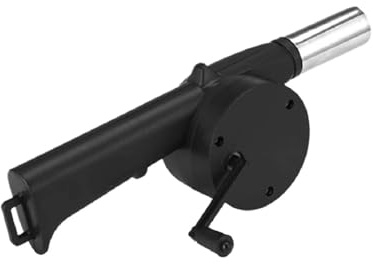Compressed Air Duster, Hand Crank BBQ Fan Portable Outdoor Fire Bellows Camping Picnic Wind Blower Tool No Battery Required Accessories,Dust Remover