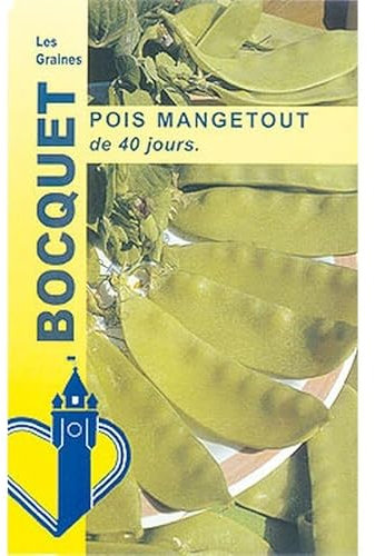 Sachet de graines de Pois Normand mangetout 40 jours - 150g - 150 g - Pois nain mangetout - LES GRAINES BOCQUET