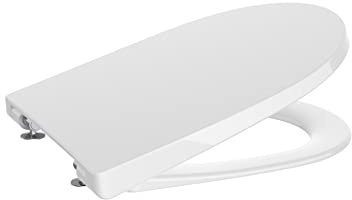 Roca A801E22001 Supralit Seat and Cover, Cushioned, One Collection, White