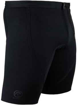 Rehband Compression Underwear R3 1.5mm Neoprene, Thermal Lifting Shorts Strength, Powerlifting, Weightlifting, Unisex, Colour:Carbon/Black, Size:X-Large
