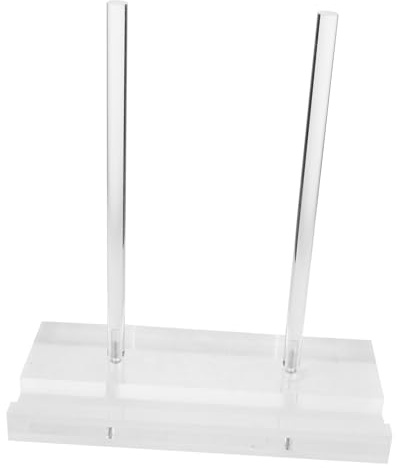 NULYLU Acrylic Display Stand for Cd and Book Kitchen Recipe Holder Restaurant Menu Display Plate Stand Acrylic Material