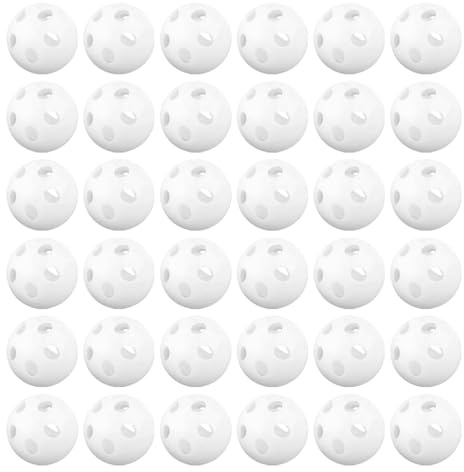 CLISPEED 60 pièces Boules de Hochet Blanches pour Jouets Peluche Inserts DIY pour Réparation et Création de Jouets Sonores Garçon Fille