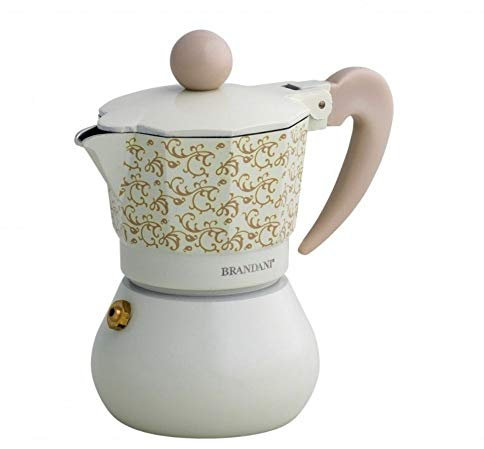 Brandani CAFFETTIERA 1 Tazza RICCIOLI di Fata ALLUMINO