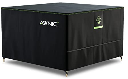 Awnic Abdeckung Gartenmöbel Winterfest 190x190x71cm, Schwerlast 420D Oxford Gewebe Gartenmöbel Abdeckplane Wasserdicht mit Entlüftung, Anti-UV Reißfest Abdeckplane für Gartenmöbel Terrassenmöbel