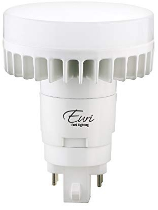 Euri Lighting EPL-2140Hv Non-Dim Hybrid (A+B) LED Vertical PL, G24Q, 12W (26W Equal) 1100lm, Bright White (4000K), 80 CRI, AC120-277V, 140° Angle,5YR 50K HR WTY, One Count