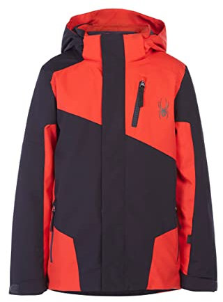 Spyder Turner Chaqueta de esquí, Negro, 128 para Niños
