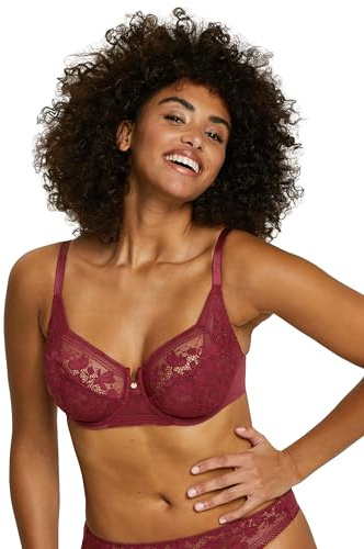 sans Complexe Femme Suzie Soutien Gorge Classique Armatures, Rouge Rhododendron, 105D EU