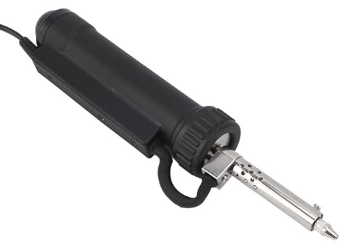 Bomba Desoldadora de 30 W, Potente Succión, Desmontaje Electrónico Eficiente, Ventosa de Soldadura para Reparación de Soldadura (Enchufe europeo negro 220V)
