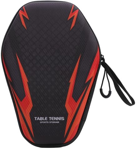Keenso Pong-Paddel-Hülle, Hartschalen-Wasser-Tischtennishülle, Schlägerhülle für 2 Tischtennisschläger (B)