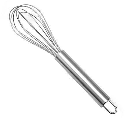 Fouet en acier inoxydable - Fouet de cuisine | Fouet ballon de cuisine | Fouet Ensemble Batteur à Oeufs | Mousseur à œufs en fil d'acier inoxydable | Fouets métalliques Kitchen Wisk pour cuisiner