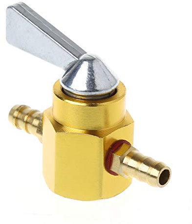Xuniu Universale 6mm in-Line Benzina/Carburante Rubinetto Moto on-off Interruttore di Blocco del Carburante
