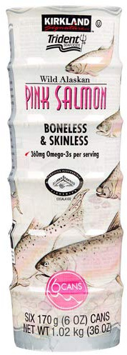 Kirkland Signature Trident Wild Pink Salmon - Pack of 6 X 170G