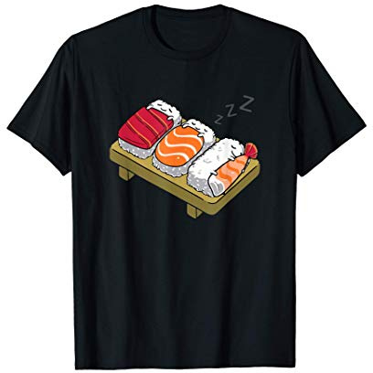 Funny Sleep Sushi Japanese Maglietta