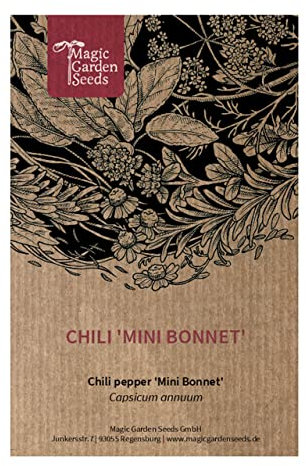 Chile 'Mini Bonnet' (Capsicum annuum) - aprox. 10 semillas