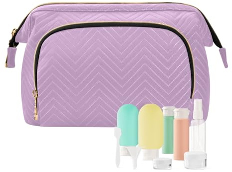 ODAWA Kosmetikväskor Klematis stora kvinnor makeup Bas kosmetiska väskor för kvinnor för handväska, Klematis, one size