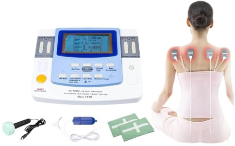 JDKMNE Macchina Terapeutica per Massaggiatore per Fisioterapia - Macchina per Alleviare Il Dolore a 7 Canali - La Terapia Fisica Portatile Aiuta la Circolazione Sanguigna