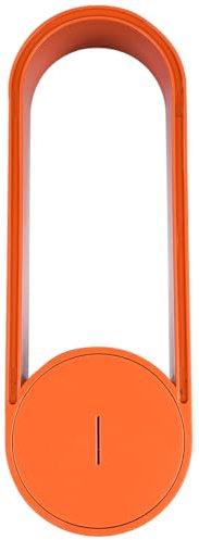 Ieron Purificador de Aire Negativo, Elimina el Polvo y el Humo con USB portátil silencioso, purificador de Aire portátil para Dormitorio, hogar, Polvo y Humo (Naranja)