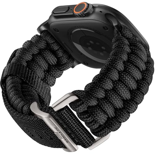 Bandletic Bracelet en Paracord Nylon compatible avec Apple Watch Ultra 3