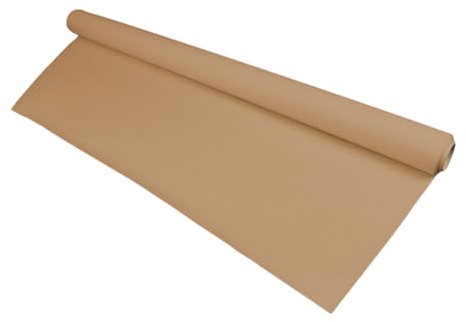 Rollo de Mantel Papel Eco Nature 1x100 m – Pack 2 Rollos | Biodegradable, Reciclable y Suave al Tacto | Gramaje 40g | Color Kraft | Resistente Incluso Húmedo | Ideal para Hostelería y Eventos