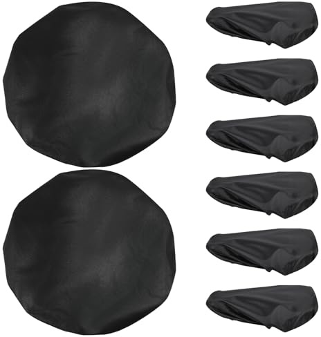 BESPORTBLE 8 Piezas Funda para Sillín de Bicicleta y Protectora UV Cubierta Desmontable de Nylon para Asiento de Bicicleta de Carretera Acolchada para Viajes Cómodos