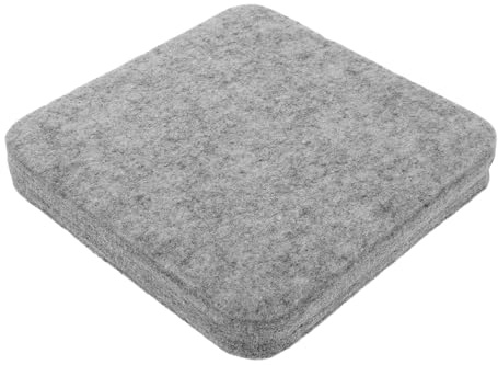 STOBAZA Almohadilla de Fieltro de Lana Natural Base Cuadrada de Alta Densidad para Manualidades de Aguja Estera Gruesa para Proyectos DIY Precisos